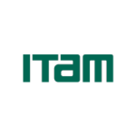 Logotipo de itam sobre fondo negro.